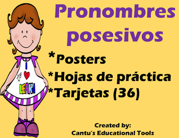 Preview of Pronombres posesivos - Digital Learning