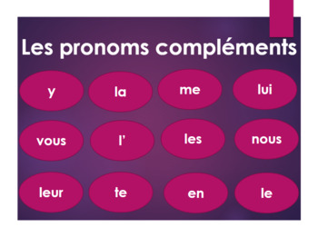 Pronoms compléments (French Object Pronouns) Tapette à mouches Google ...
