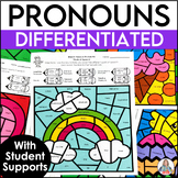 Parts of Speech Worksheets & Coloring Pages - Pronouns - 6th Grade Grammar
