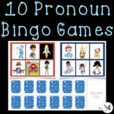 Pronoun Bingo Game: Internet Activity (no print)