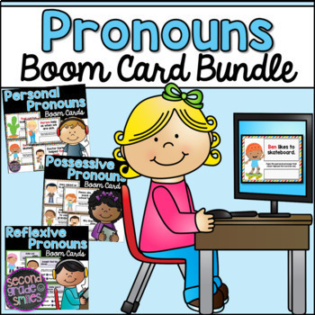 Preview of Pronoun Boom Card Bundle