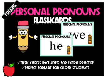 Preview of Personal Pronouns Flashcards