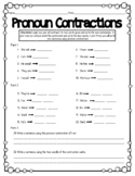 Pronoun Contractions