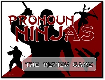 Preview of Pronoun Ninjas - Fun Test Prep Review Game