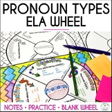 Pronoun Notes Doodle Wheel with Editable Wheel