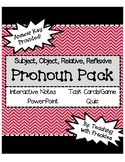 Pronoun Pack: Subject, Object, Relative Reflexive (Notes, 