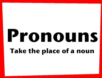 Preview of Pronoun Posters