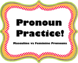 Pronoun Practice