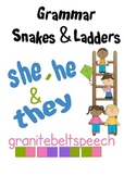 Pronoun Snakes and Ladders - She, He & They