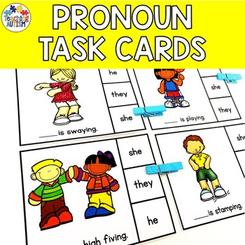 Preview of Pronoun Activities | Task Cards