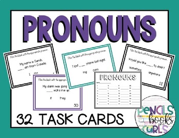 Pronoun Task Cards