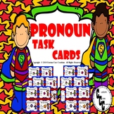 Pronoun Task Cards Super Hero Version Back To School