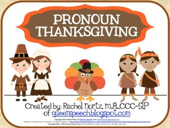 Preview of Pronoun Thanksgiving