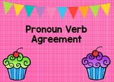 Pronoun Verb Agreement Boom Cards