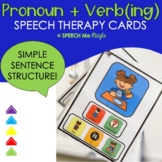 Pronoun + Verb (ing) Cards