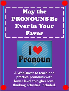 Preview of Pronoun Webquest