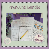 Pronoun Words Bundle, worksheets, activities, assessment, L 2.1c