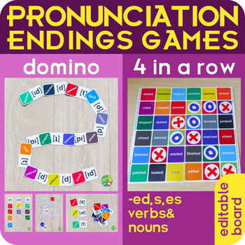 Preview of Pronunciation Endings Games