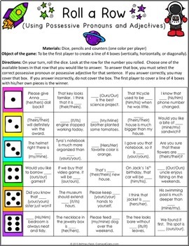 for worksheet pronouns on 1 free grade and Possessive Pronouns, Pronouns Object Games {Subject