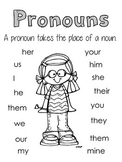 Pronouns Anchor Chart