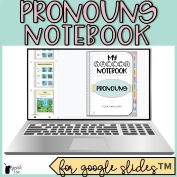 Preview of Pronouns Digital Interactive Notebook Activities 