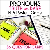 Pronouns ELA Truth or Dare Game Grammar Review Activity