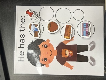 Preview of Pronouns She, He, They FREE Open Ended Visuals for Speech Therapy