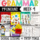 Pronouns Grammar Language Week 9 Digital & Paper
