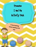 Pronouns I and Me Activity pack