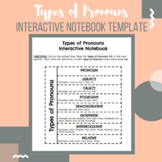Pronouns Interactive Notebook Template