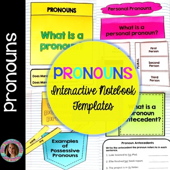 Preview of Pronouns Interactive Notebook