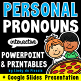 Pronouns PowerPoint / Google Slides, Worksheets, Posters, & More!