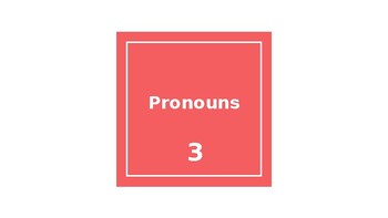 Preview of Pronouns Powerpoints Multiple Choice Powerpoint 3 (Grade 5-6)