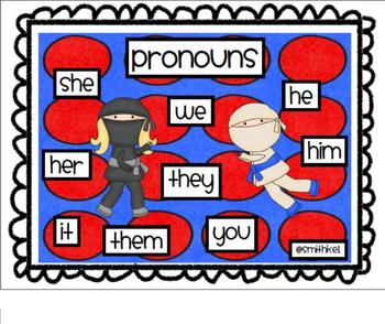 Preview of Pronouns SMARTBoard Senteo Lesson