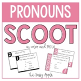 Pronouns Task Cards & Scoot Activity with Recording Sheets