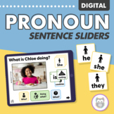 Pronouns Sentence Sliders DIGITAL | Syntax, Grammar | Spee