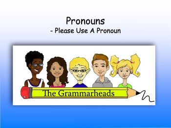 Preview of Pronouns Slide Show - PowerPoint Lesson
