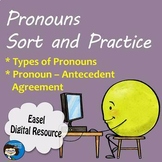 Pronouns Sort and Practice - Digital Activity for Easel