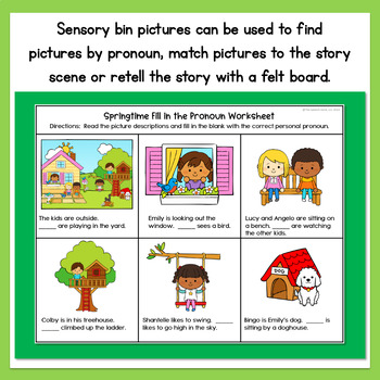 Subjective Pronouns Story Unit by The Speech Zone | TPT