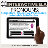 Pronouns: Subjective, Objective, Possessive, Intensive, Re