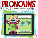 Pronouns Personal Possessive - Winter Google Slides™