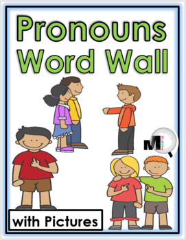 FREE - Pronouns Word Wall - PDF file5 page printable resource.Large, bold  text for students to easily read o…