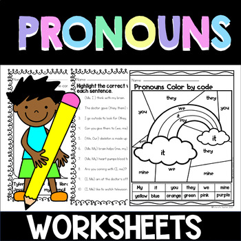 Preview of Pronouns Worksheet