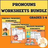Pronouns Worksheets Bundle | Grades 1-4