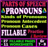 Pronouns Worksheets: Relative Pronouns, Personal Pronouns.