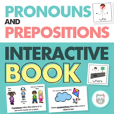 Pronouns and Prepositions Interactive Book for Speech Therapy