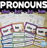 Pronouns she, her, he, him
