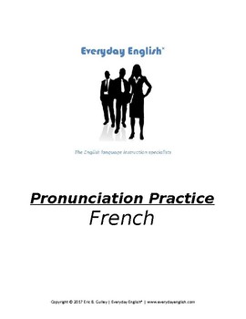 Preview of Pronunciation Practice (French)