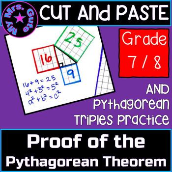 pythagoras theorem proof by paper cutting and pasting