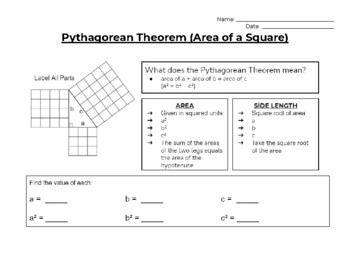 visual proof of pythagorean theorem